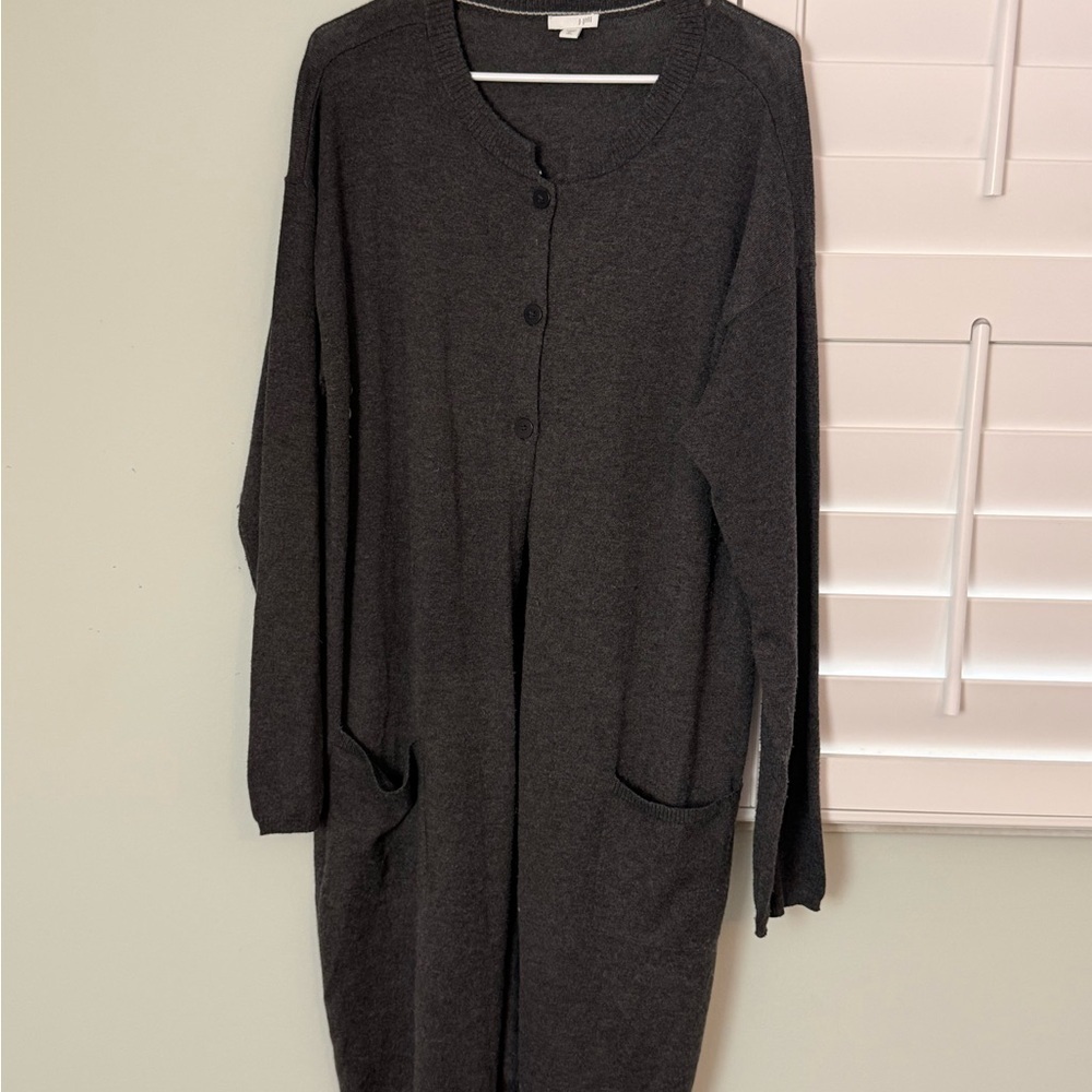 Talbots Petite Black Long Cardigan MP - Picture 12 of 12